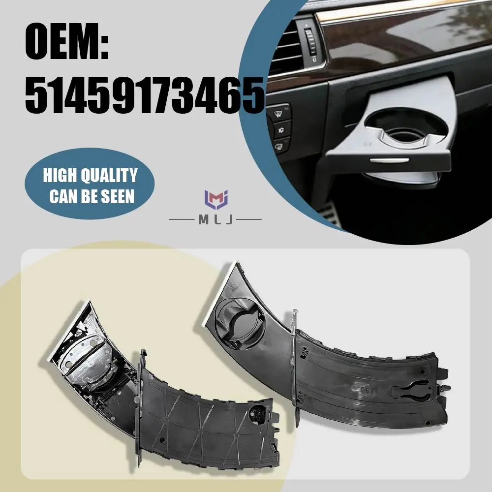 

For BMW 3 Series E90 E91 E92 E93 318i 325i 328i 2006-2012 Front Left Retractable Drink Cup Holder OE 51459173465 Car Accessories