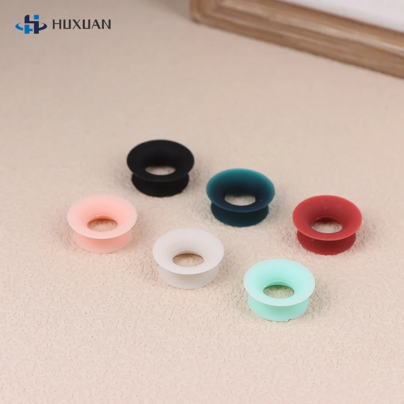 12Pcs Silicone Ring Earplugs Noise Reduction 5 dB Mute Adjustable Earphone Accessories