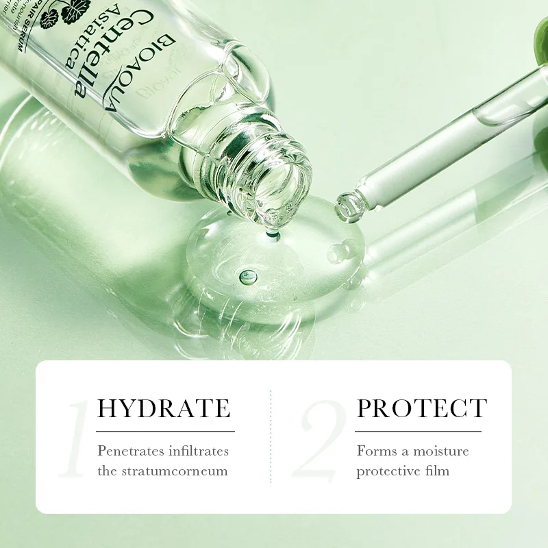 BIOAQUA Сыворотка для лица с азиатской центеллой, отбеливающая, увлажняющая, против морщин, против старения, гиалуроновая кислота, эссенция для лица, уход за кожей лица