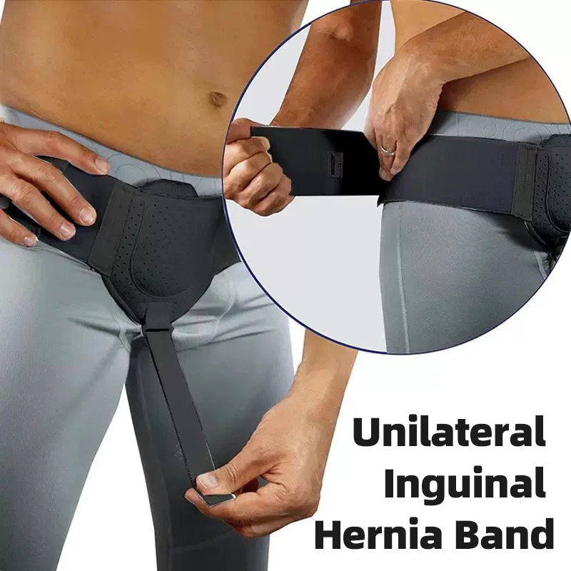 1Pcs Hernia Belt Truss for Single Inguinal and Pain Relief Sport Hernia Support Adjustable Recovery Strap For Men and Women