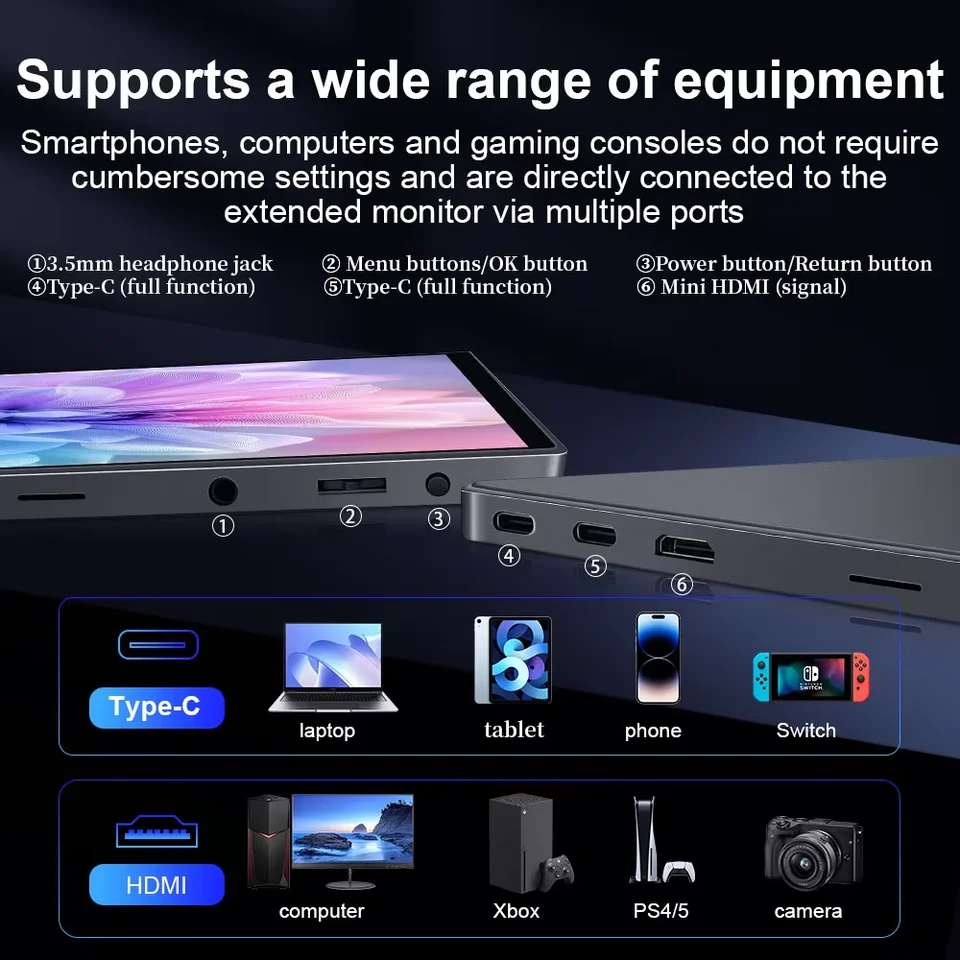 Hailesi モバイルモニター 15インチ 4K HAILESI Portable Display S150 15inches 4K 3240x2160 3:2 Screen