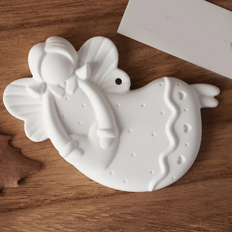  Practical Home Baking Supplies Figurine Angelic Sturdy Silicone Mould Craft Supplies Portable for Fun Dessert Making