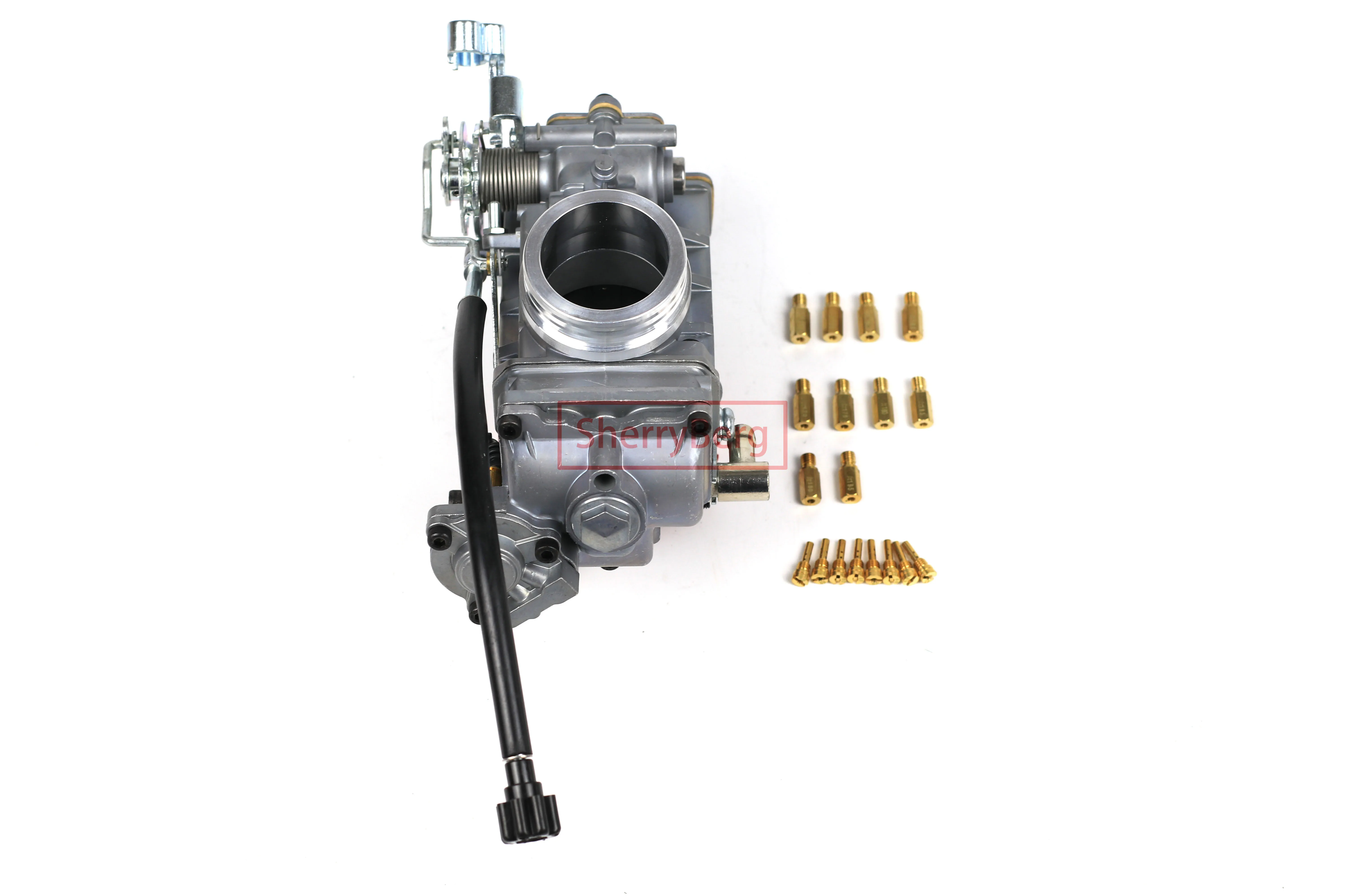 SherryBerg Carburador Karburetor Karb Carburetor Motorcycle FCR 37mm Carb Flatslide Carburetor FCR37 XR DR KLX400 CRF