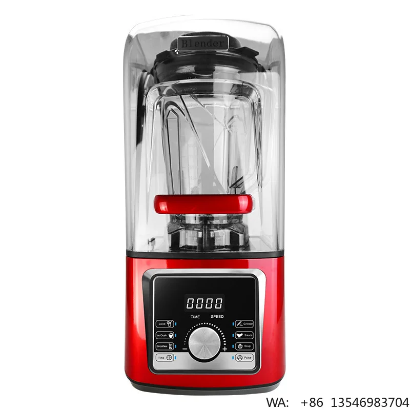 3-5L Commercial Sound Insulation Wall Breaking Machine Ice Crushing Juice Squeezer Milk Tea Shop Automatic Cleaning Bass Noise