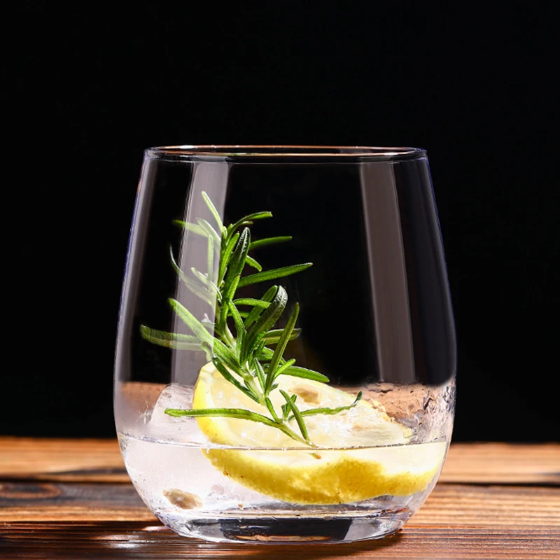 

4 шт./набор, прозрачные чашки для воды, 340 мл