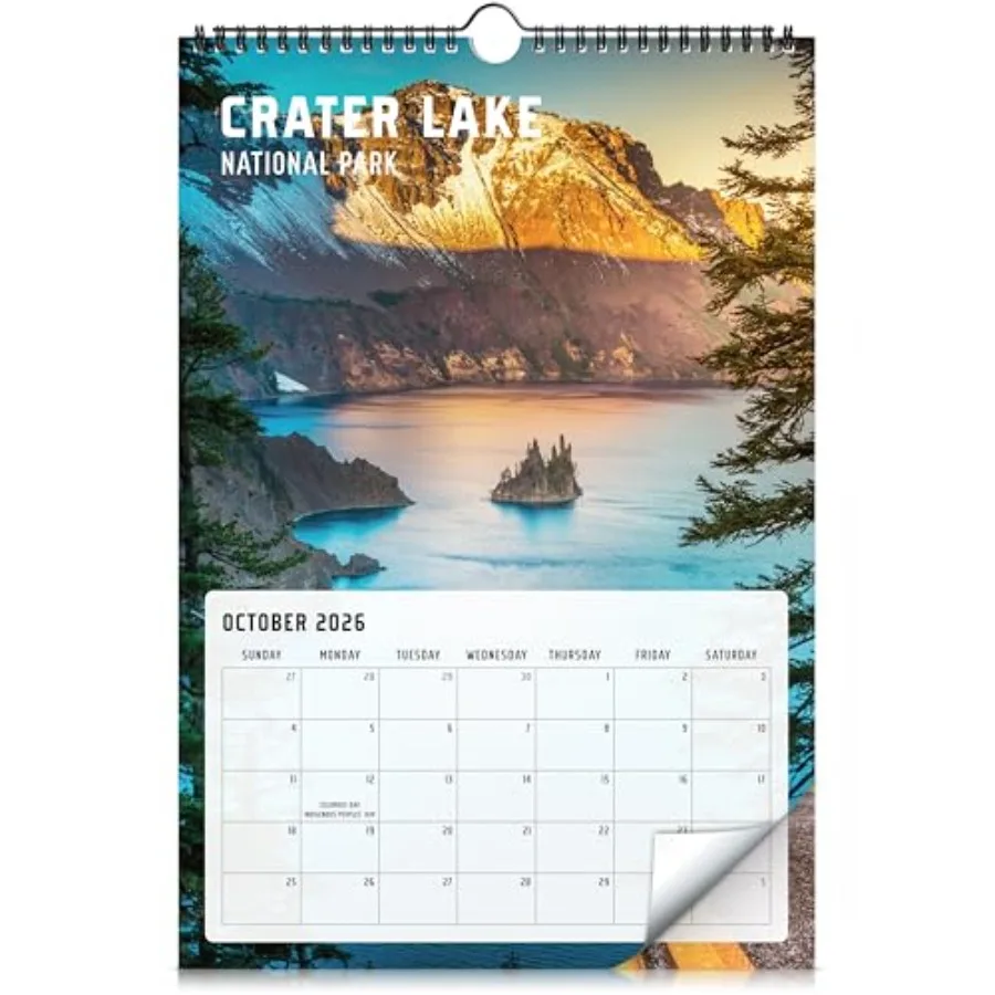 

Aesthetic tiol Park Calendar 2026 - The Perfect Monthly Wall Calendar With Breathtaking Pictures - Runs From October 2025 Until