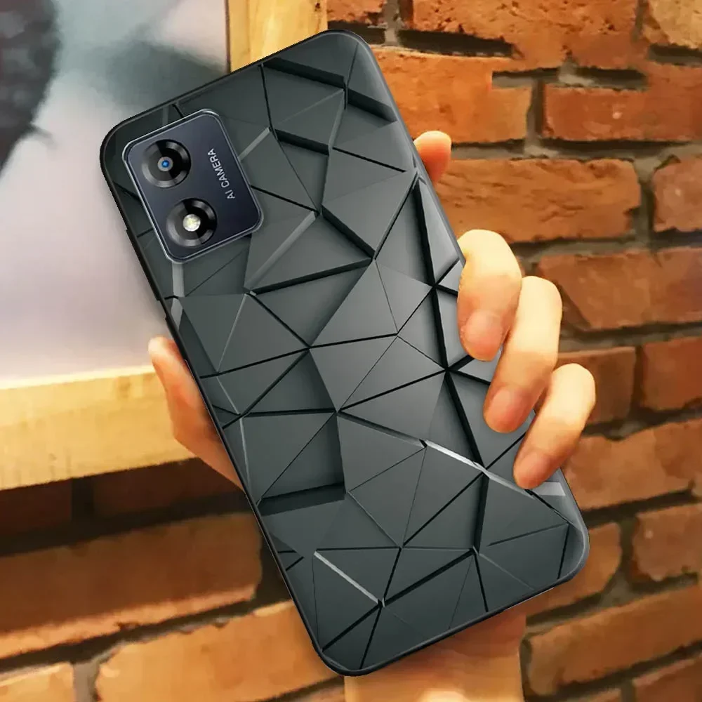 เคส E13สำหรับ Motorola Moto เคสโทรศัพท์กันกระแทกสำหรับ Moto E13 6.5นิ้วฝาหลังซิลิโคนแบบนิ่มสำหรับ MotoE13บั๊มเปอร์