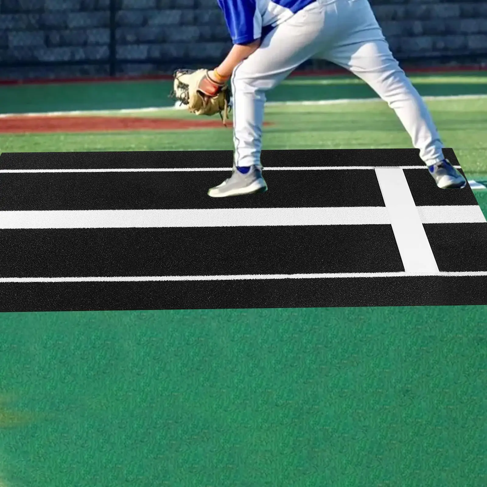 

Batting Mat Batting Cage Pad Training Equipment Softball Hitting Pad Baseball Hitting Mat for Yard Indoor Outdoor Turf Fields