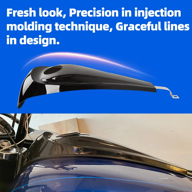 Motorcycle Dash Fuel Tank Console Trim Panel Kit Oil Gas Tank Cover Cap For Harley Touring Electra Road Glide Street 2008-2023