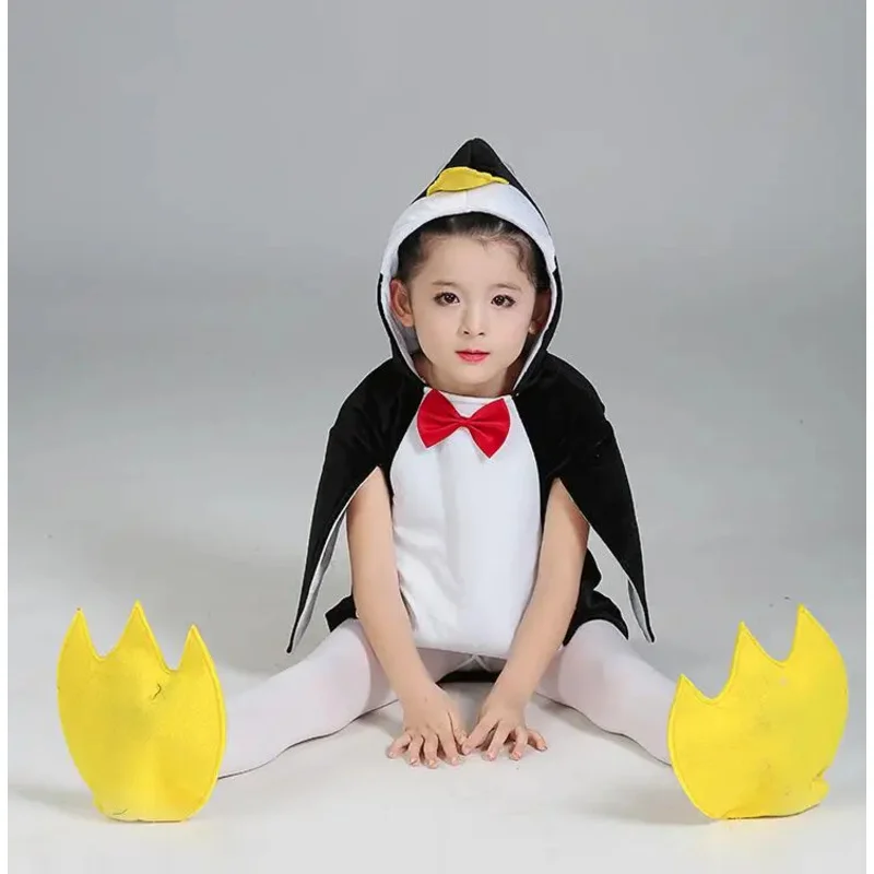 Sky02 ฮาโลวีนชุดเพนกวินเด็กทารกเด็กสัตว์JumpsuitชุดCarnival Party Cosplayบทบาทเล่นแฟนซีชุดเด็กCos88Li