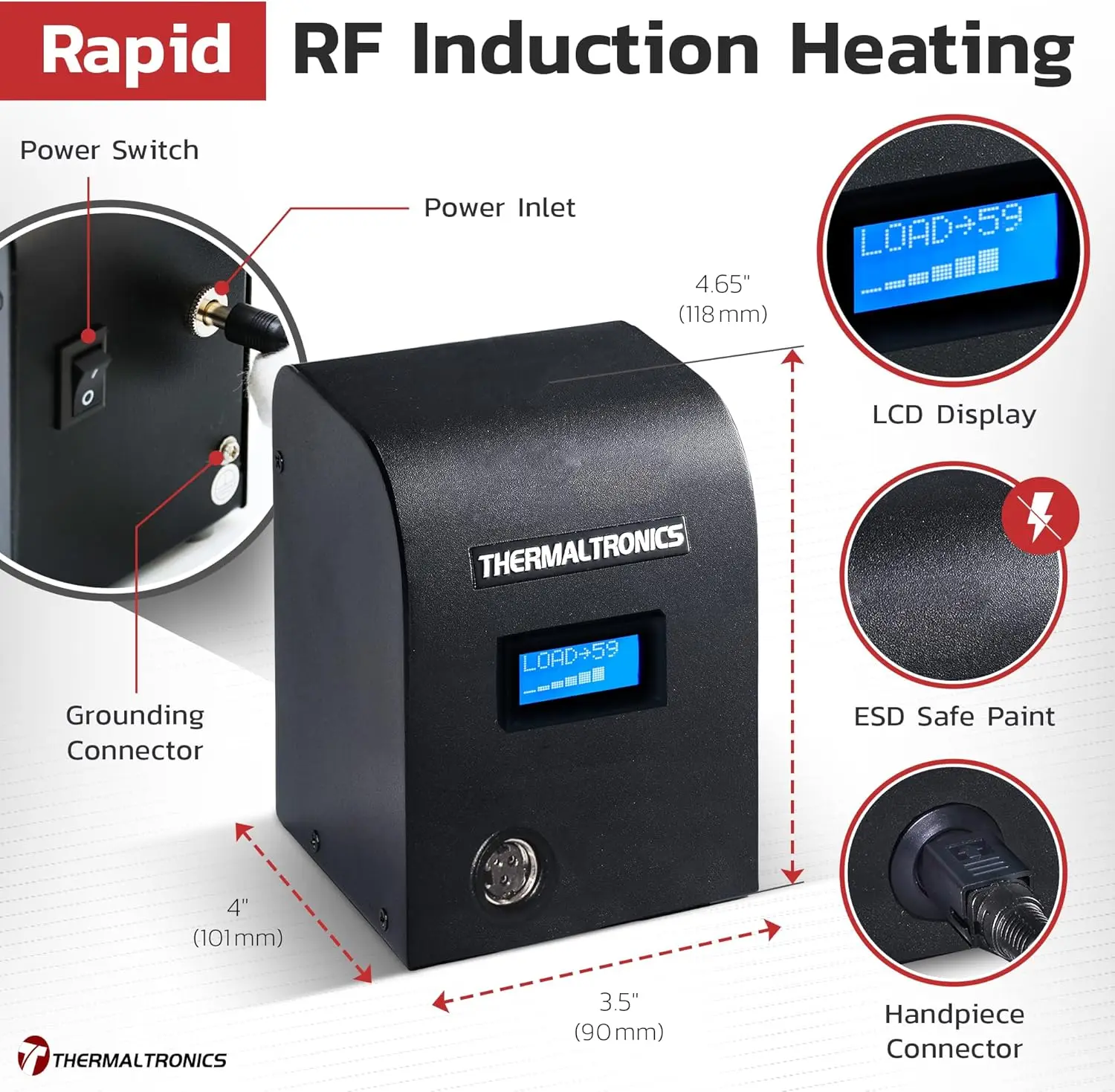 TMT-1000S-K Soldering Station w/Curie Heat Technology