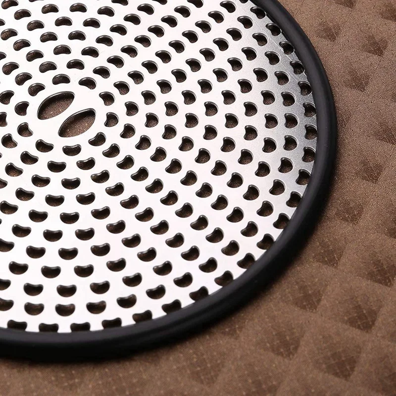 Shower Drain Cover Hair Catcher,Easy Clean Floor Drain Protector Strainer Hair Trap Mesh For Bath Tub Sink Flat Floor