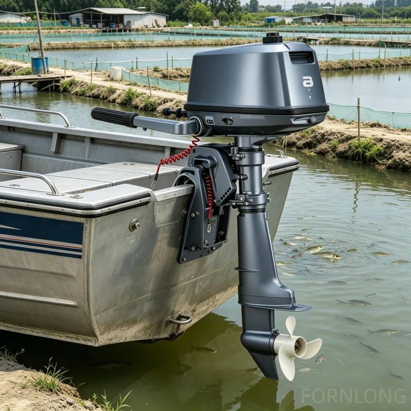 For Fornlong Yamaha Suzuki 6HP 2 Stroke Water Cooled Marine Outboard Motor Engine Assembly for Boat