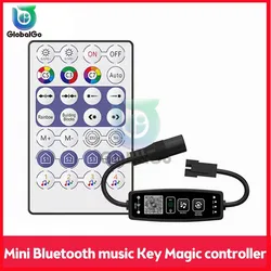 LED Controller RF Remote Wireless Controller 5~24VDC for 2811 Dream Color Rainbow RGB LED Pixel Strip Panel Light