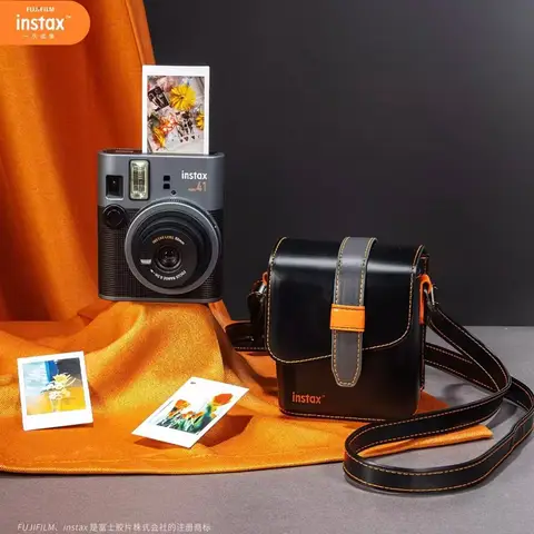 Mini Instant Film Camera Black And Fuji Photo Film Paper Original Fujifilm Instax Mini 41 / Fuji Ffilm White border Film ﻿﻿