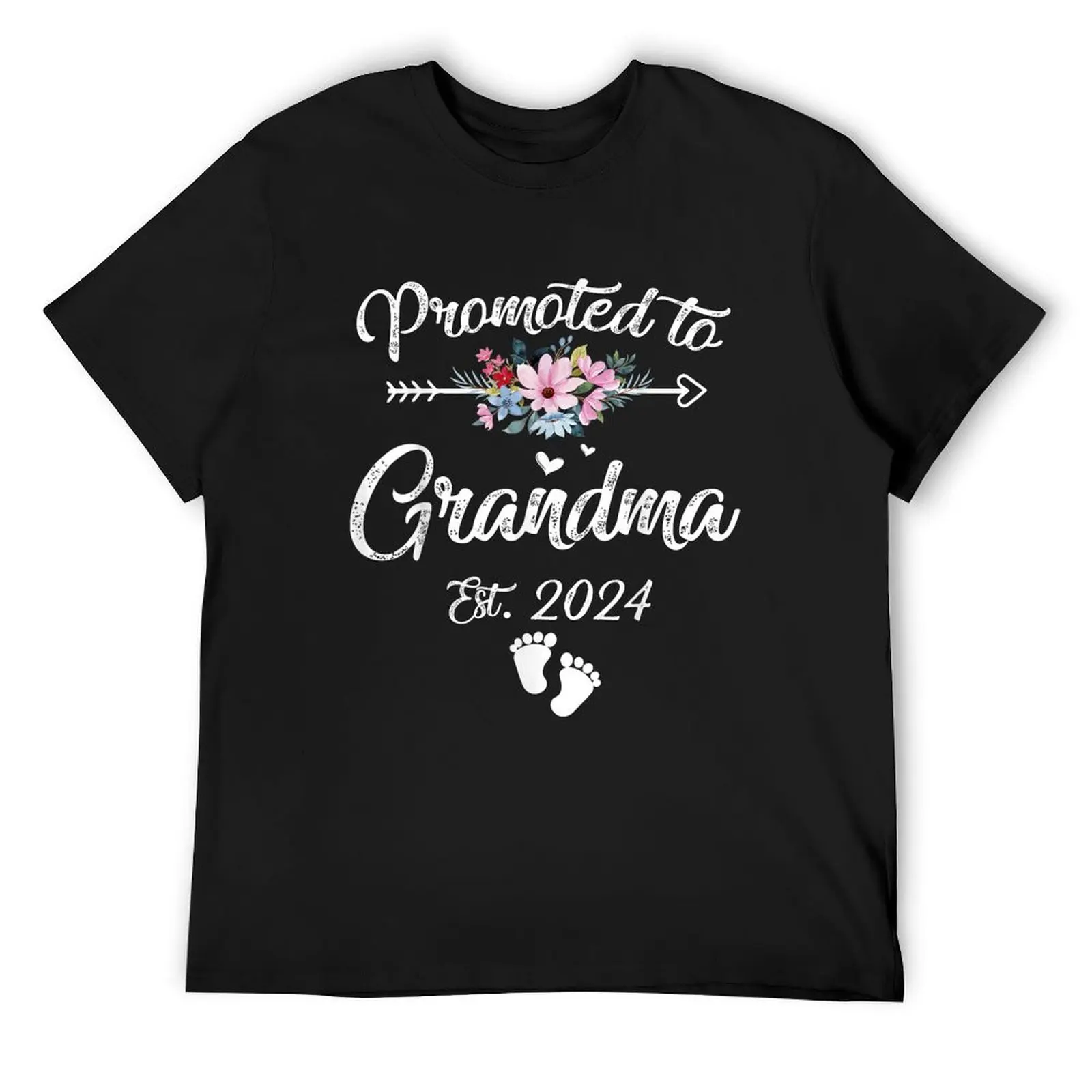 Promoted To Grandma 2024 First Time New Grandma Pregnancy T-Shirt plain customs mens t shirts casual stylish