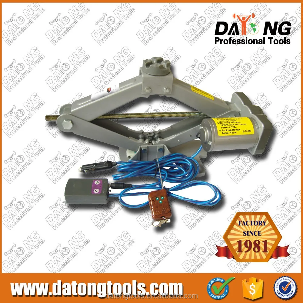 2000kg Capacity 12v Electric Car Jack With Remote Control