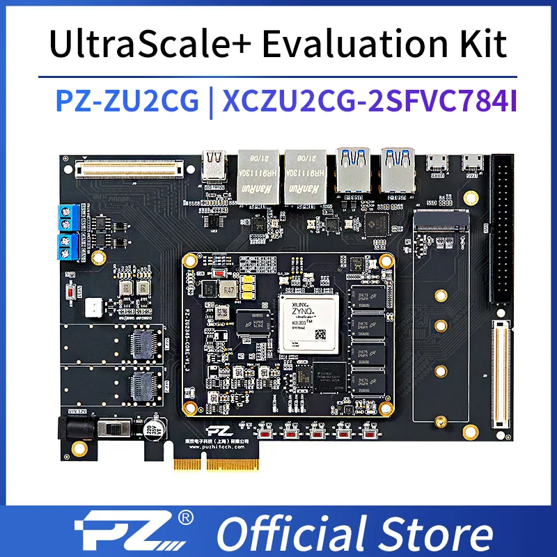 Puzhi ZU2CG Evaluation Kit Xilinx ZYNQ UltraScale XCZU2CG FPGA Development Board development board soc PCIE