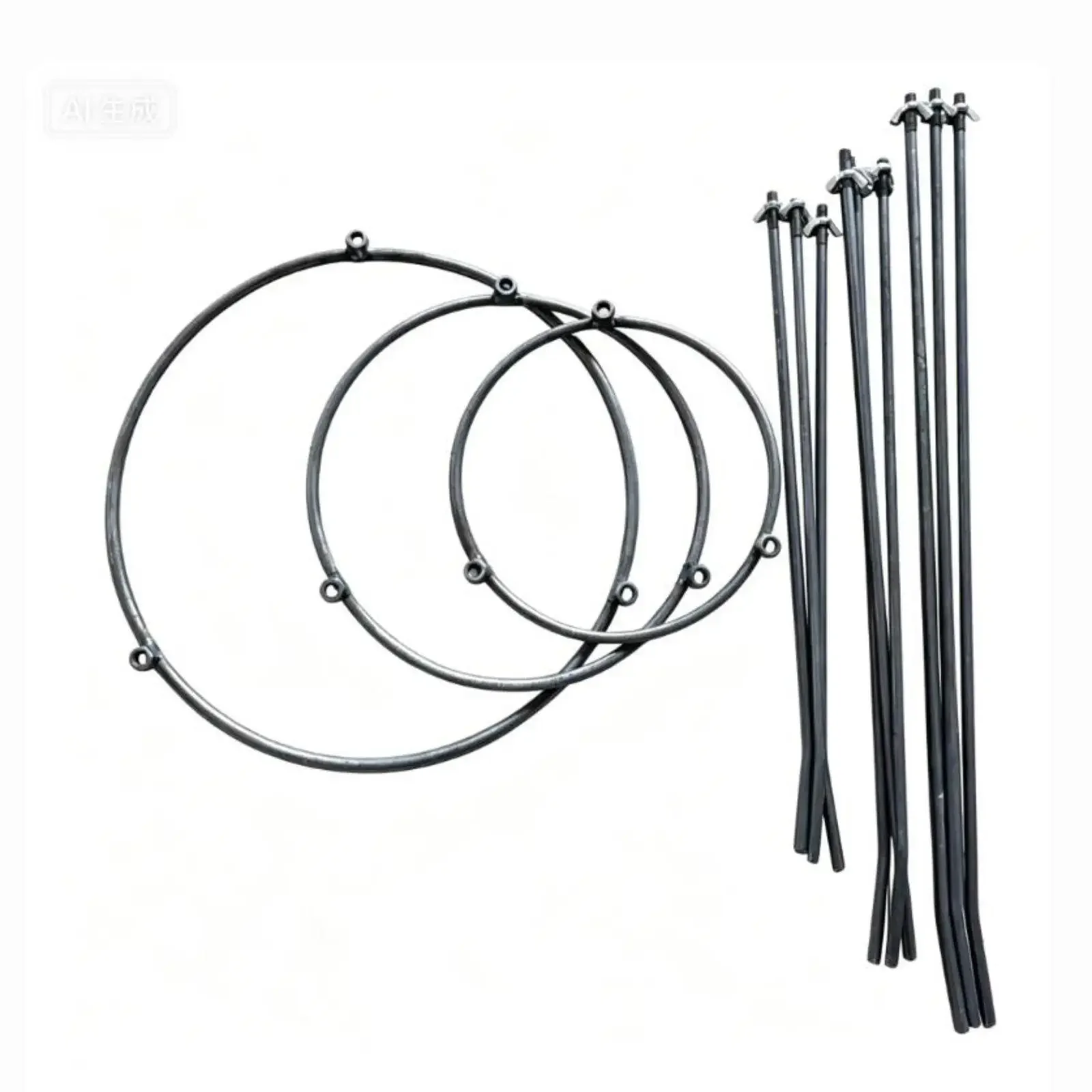 Efficient Foldable Leaf Bag Holder, Durable Waste Bag Stand, Garden Trash Compactor Support Frame for Outdoor Yard Activities