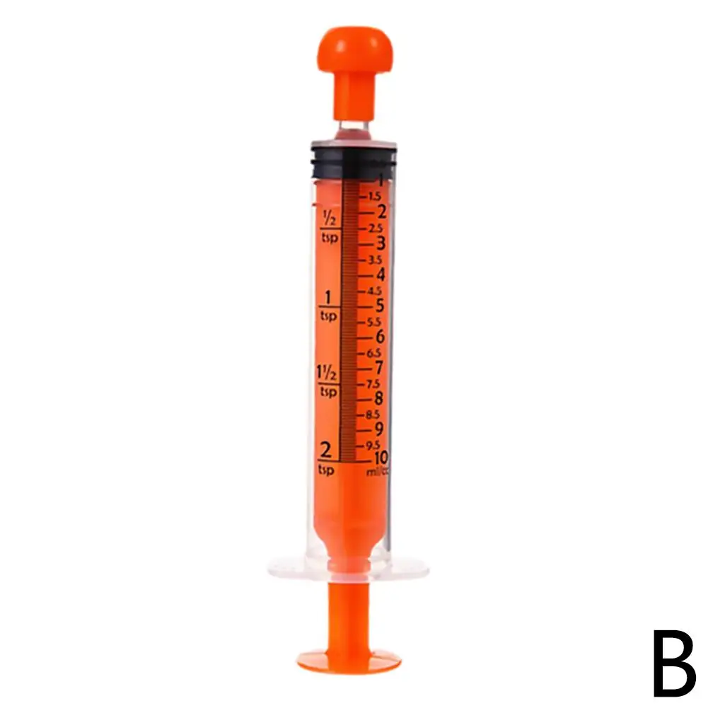 Alimentatore per ago per siringa in plastica da 10 ml per animali Alimentatore per siringa Colore usa e getta 10 ML di piccole dimensioni J8E5