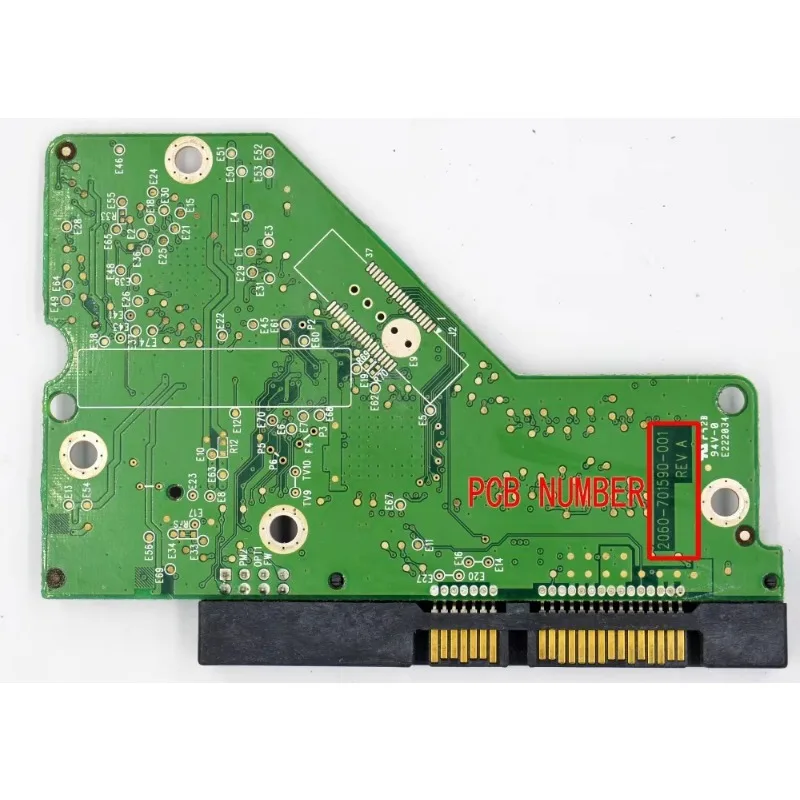 HDD PCB 2060-701590-001 REV A 2061-701590-X02, 2061-701590-Q01, 2061-701590-Y02, 2061-701590-X03, Y06, x02, Q01,Y02,X03, Y06