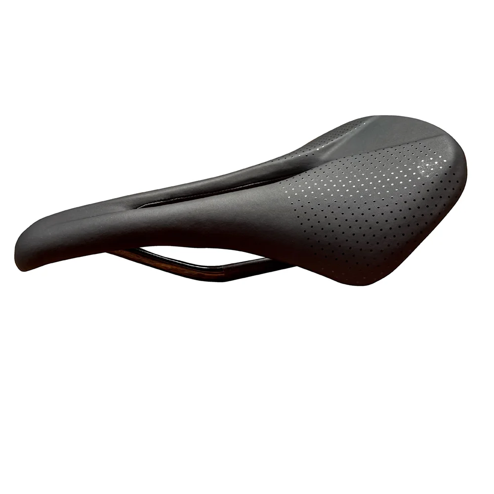 Thrust Carbon+Leather Super Light Road Bike Saddle Carbon Fiber Mat MTB Bicycle Seat Soft Cusion Two Years Warranty