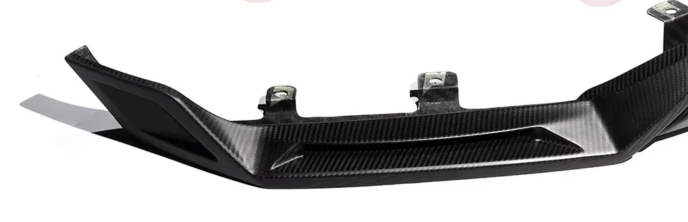 2025 Car R Style Dry Carbon Fiber Front Diffuser Lip With LED for Mercedes Benz G Class G63 Body Kit W465 G500 G550
