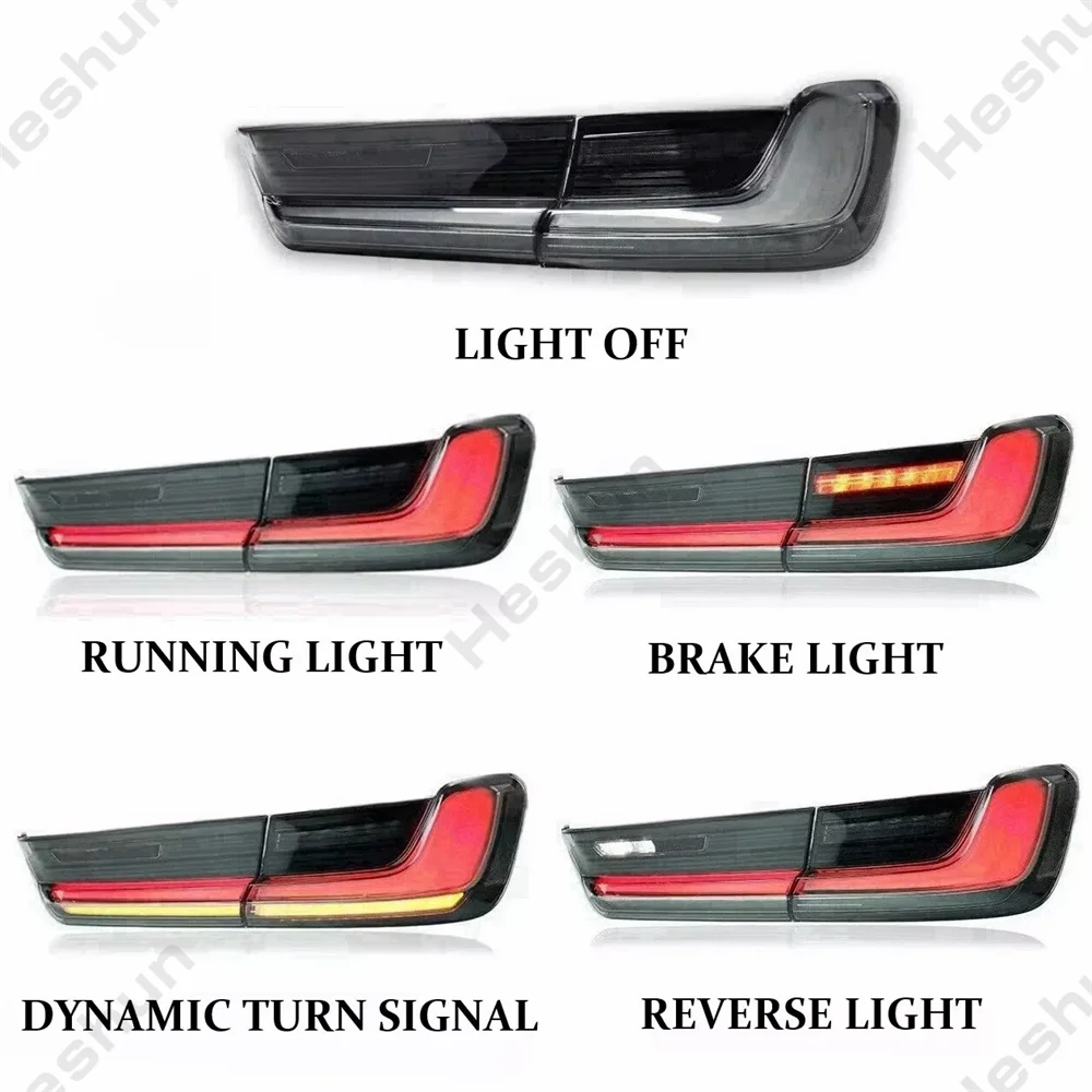 LED الضوء الخلفي لسيارات BMW G20 G80 G28 2019 2020 2021 2022 2023 330i 340i M3 330e M340i أضواء خلفية المصابيح الخلفية مصباح مكبح بدوره إشارة