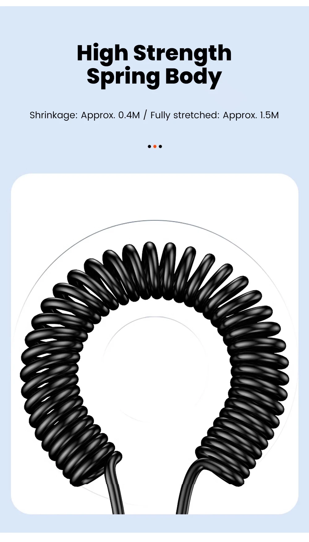 6A Short Spring Data Cable Dual Elbow USB C To Type C Fast Charging Cable For iPhone 15 16 Pro Samsung Xiaomi Phone Charger Wire