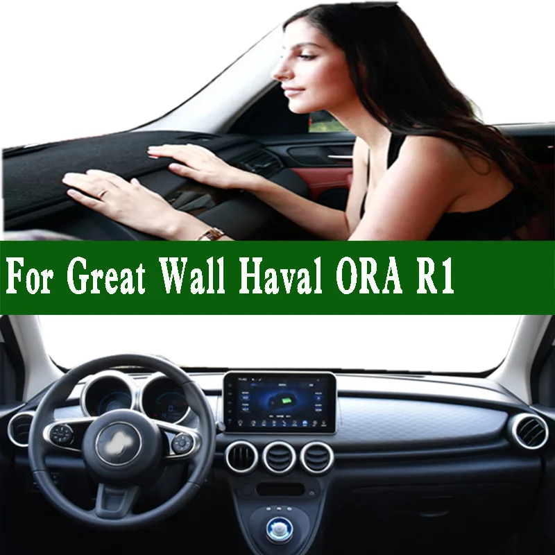 

For Great Wall Motors ORA R1 Black Cat Dashmat Dashboard Cover Instrument Panel Sunscreen Protective Pad Dash Mat Ornaments