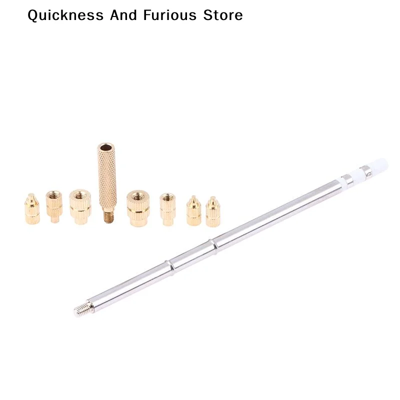 【TO】T12 Soldering Iron Heat Tool M2 M3 M4 M5 M6 M8 Hot Melt Knurled Nut Embedded Insertion Tip Kit for 3D Printed Parts Install