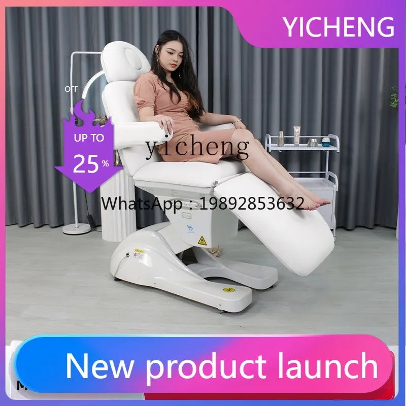 

electric beauty bed multi-functional lifting tattoo embroidery chair heating beauty salon special folding bed