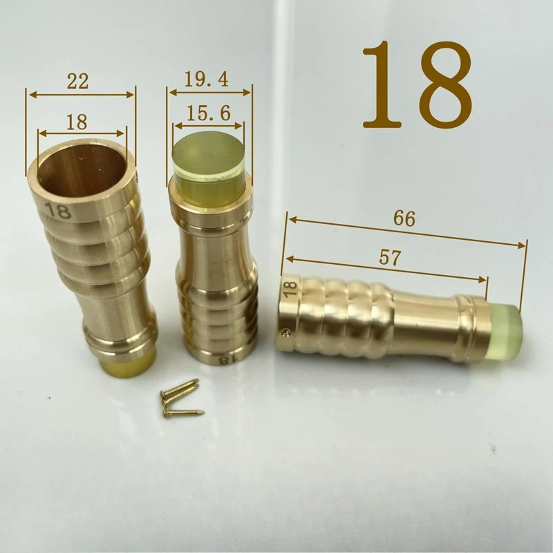 1PCS Messing Rohr Krücke Spitze mit Anti-Skid 12mm-26mm für Wandern Pole Stuhl Bein füße Ersatz – Detail 5