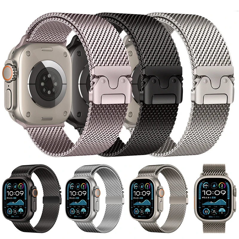 Mesh Coil Strip - Сетчатый ремешок-петля для Apple Watch Series