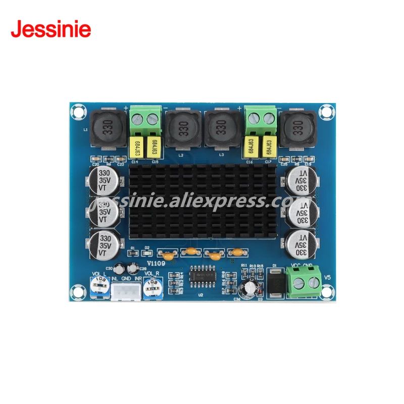 M543 TPA3116D2 Digital Power Amplifier Board Dual-channel 120Wx2 Class D Digital Audio Amplifier Board