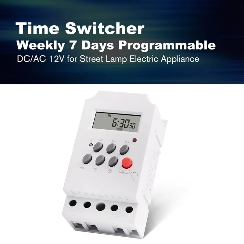 Digital Timer Switch KG316T-II 12V 24V 110V 220V 7 Days Programmable 24hrs Time Relay Output Load High Power 30A images - 6