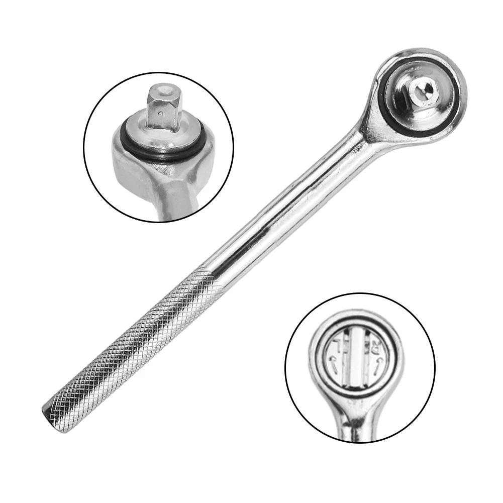 

Adjustable Ratchet Wrench for Socket 1pc Quick Release Square Head Spanner Tool for Improved Work Efficiency and Portability