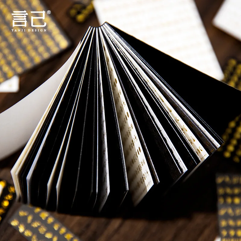 32 pçs/lote Memo Pads Material Papel Noite de Colheita Estrelas Diário Scrapbooking papel Cartão Fundo Decoração Papel