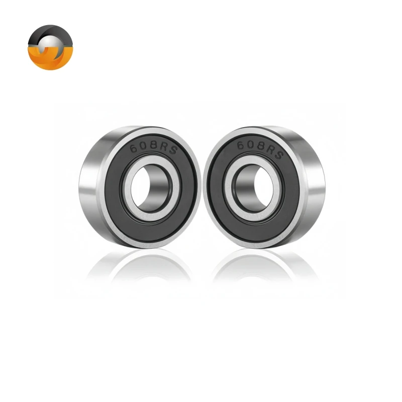 Miniature Deep Groove Ball Bearings For Industrial Equipment Micro Motor 606RS Bearing 6x17x6mm 10/20Pcs Double Rubber Sealed