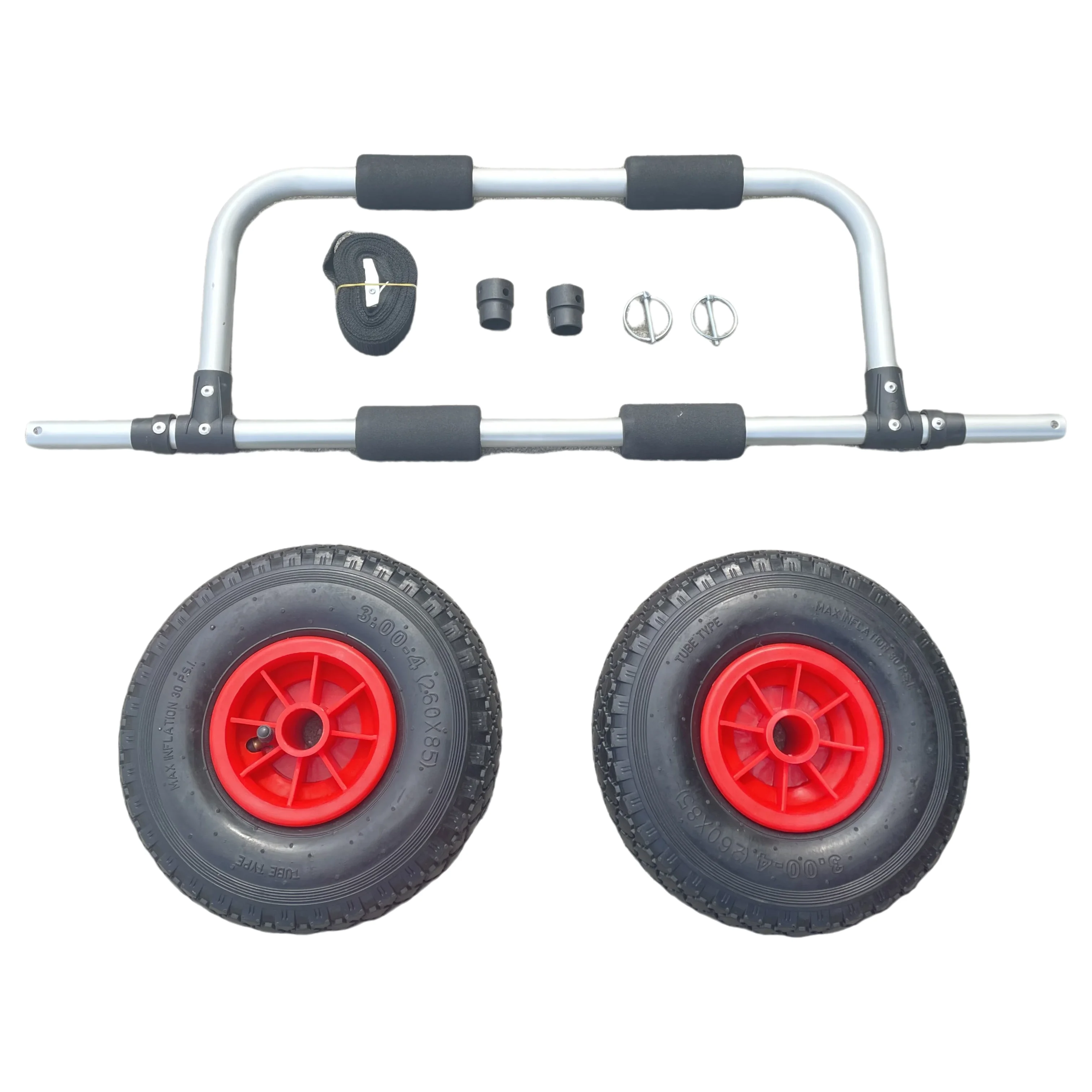 عربة طوف زورق كاياك من سبائك الألومنيوم، عربة محمولة لنقل لوح المجداف والملاحة المائية #2