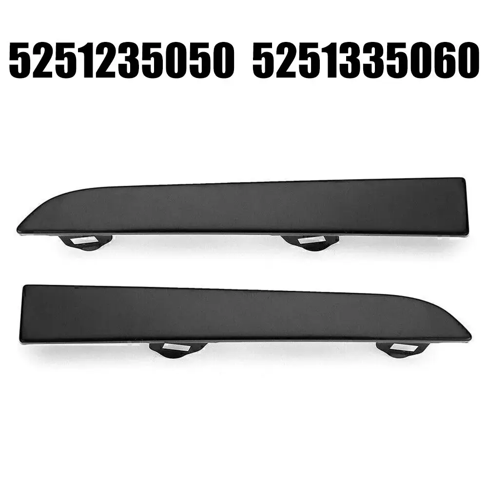 As Picture Shows Front Bumper Grille Black Plastic Material Easy Installation High Reliability Perfect Car Match