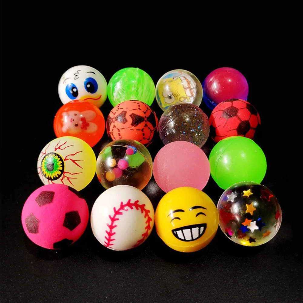 10/20/50PCS 27mm Bouncy Ball Floating Bouncy Ball Jumping Ball Children’s Toys Floating Toys Small Gifts Party Birthday Gifts