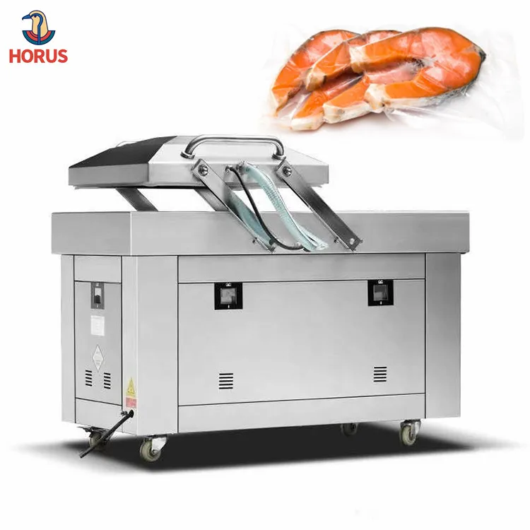 Horus DZ-600/2SD Double Chamber Vaccum Sealing Machine Automatic Vacuum Skin Packing Machine Easy To Operate