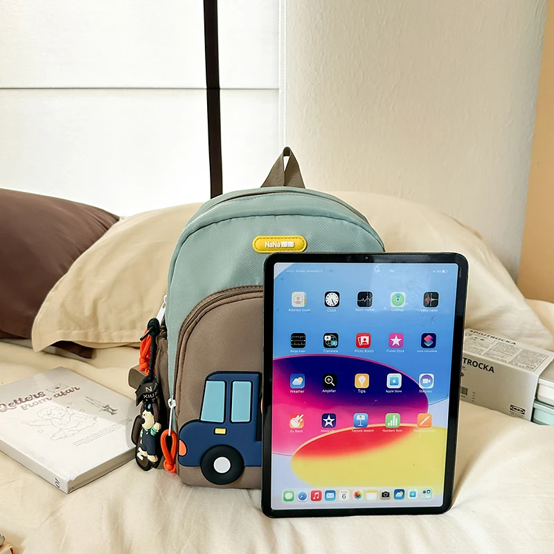 نزهة لطيفة للمدرسة والمنتزه ضرورية لمحبي الرسوم المتحركة مناسبة للأعمار من 8 إلى 12 عامًا حقيبة ظهر كرتونية مرحة للفتيات حقيبة نهارية رائعة #3