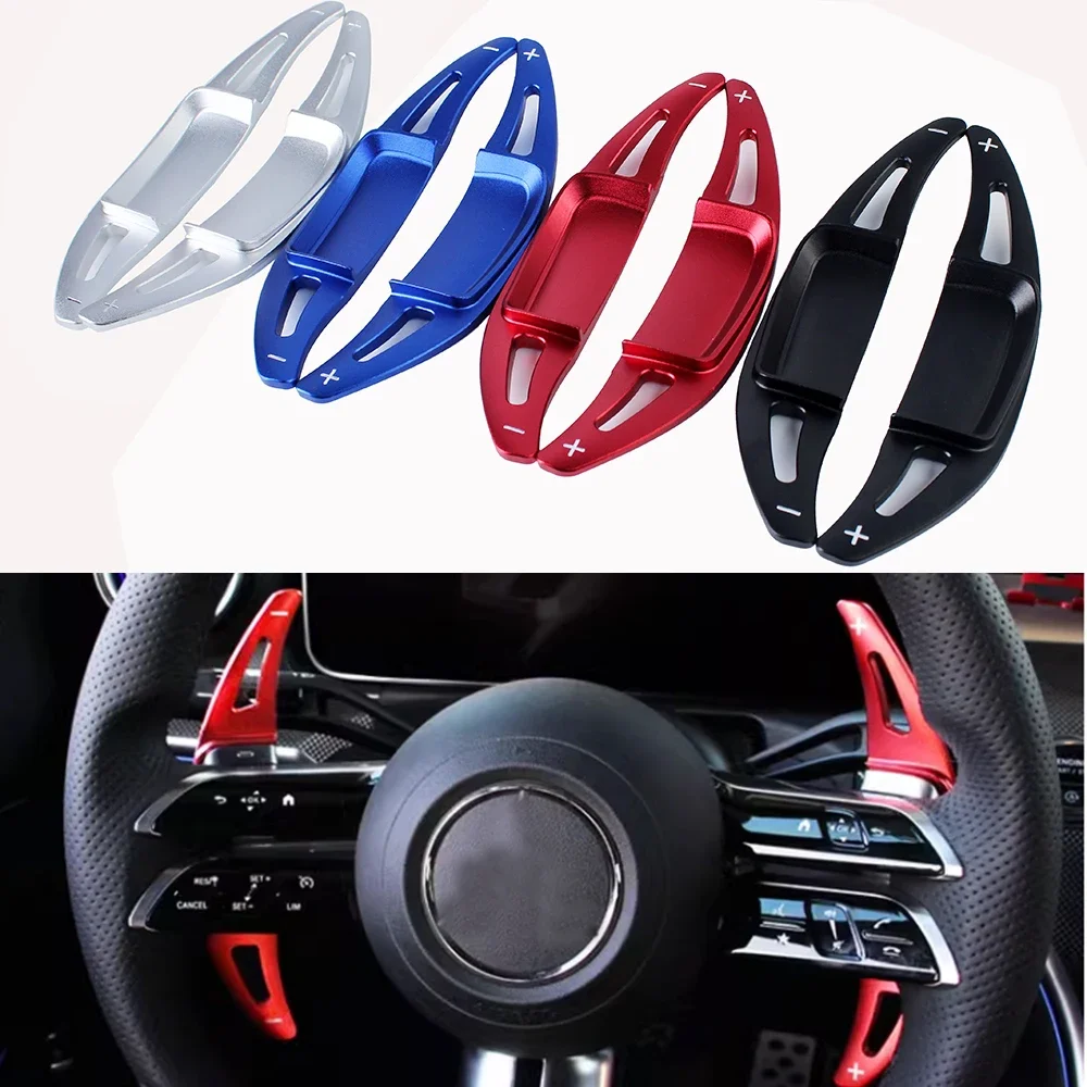 

Steering Wheel Paddle Shifter DSG Shift Extension For 2021-2024 Mercedes-Benz A B C E S GLC EQE EQS Class Accessories