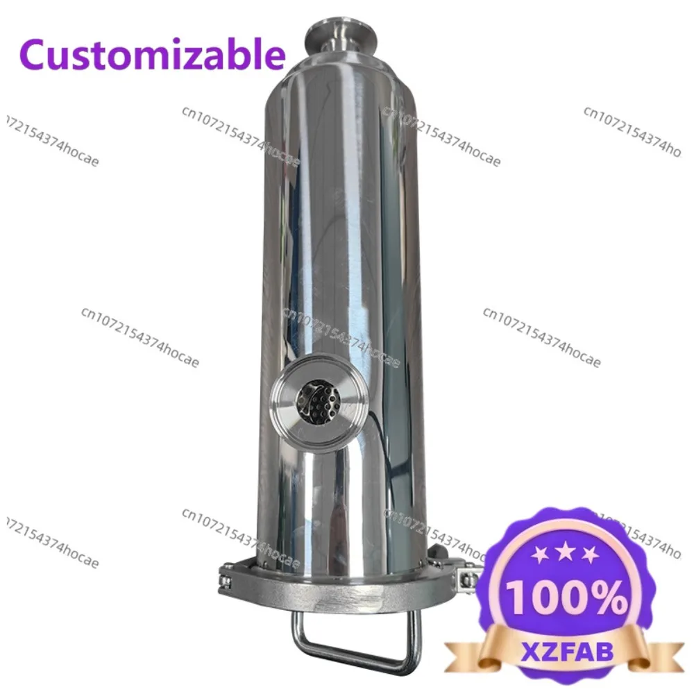 Factory Direct 2026 Top Filtro Sanitario a 90 Gradi con Attacco Tri-Clamp da 1.5 Pollici in Acciaio Inox SS304, con Filtro a Cun