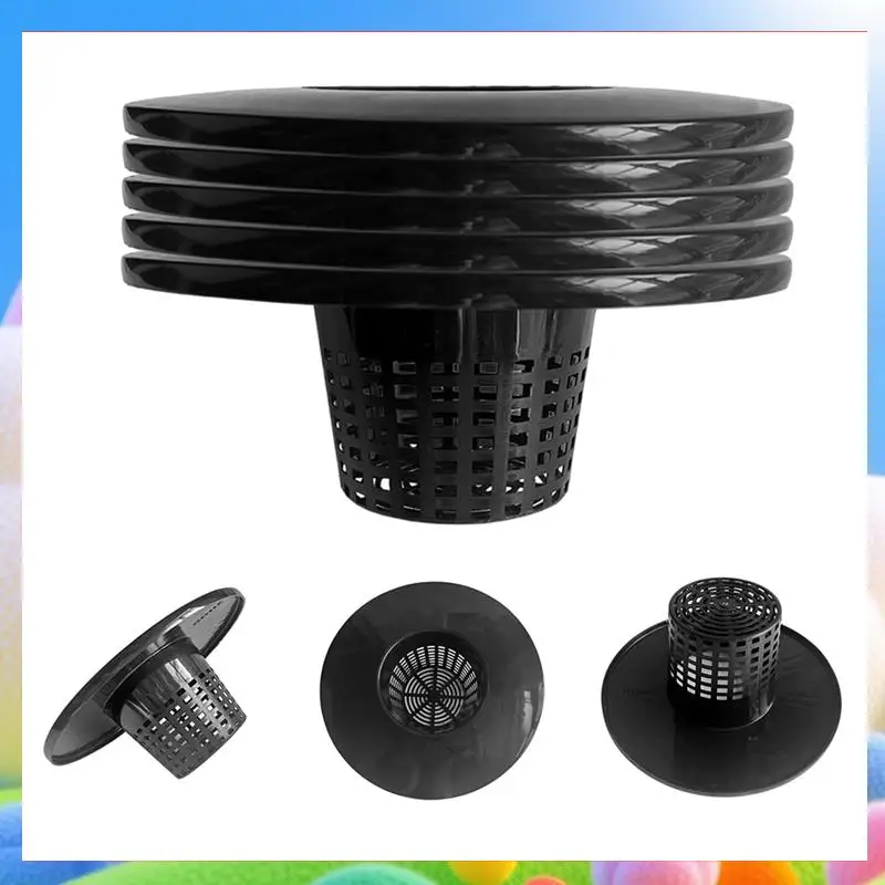 

6 Inch Net Pot For 5 Gallon For BUCKET Wide Lids ( 5 Pack ) Net Cups For Hydroponics Buck, DWC Basket Li-AA25