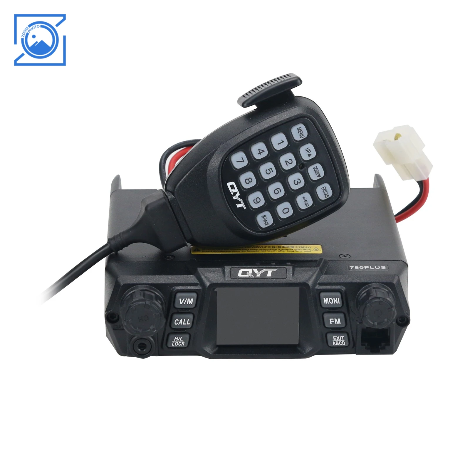 ตัวรับส่งสัญญาณ KT-780Plus qyt UHF 136-174MHz UHF 400-480MHz ตัวรับส่งสัญญาณวิทยุมือถือ10-50km 100W VHF สำหรับยานพาหนะเรือ