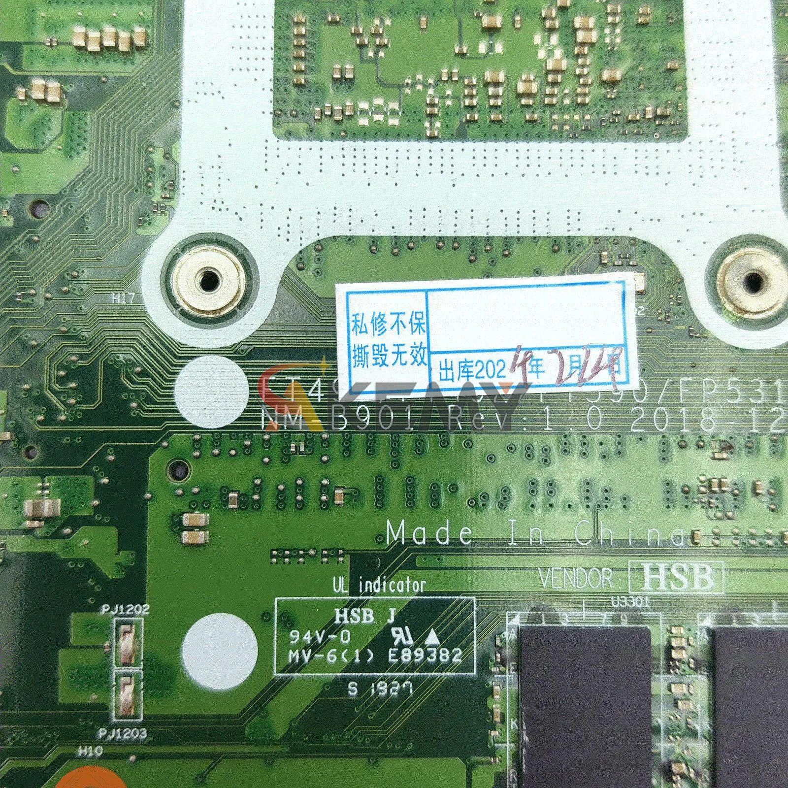 Für Lenovo T490 T590 Laptop-Motherboard NM-B901 mit i5 i7 8. Generation 8 GB 16 GB RAM 100 % vollständig getestet