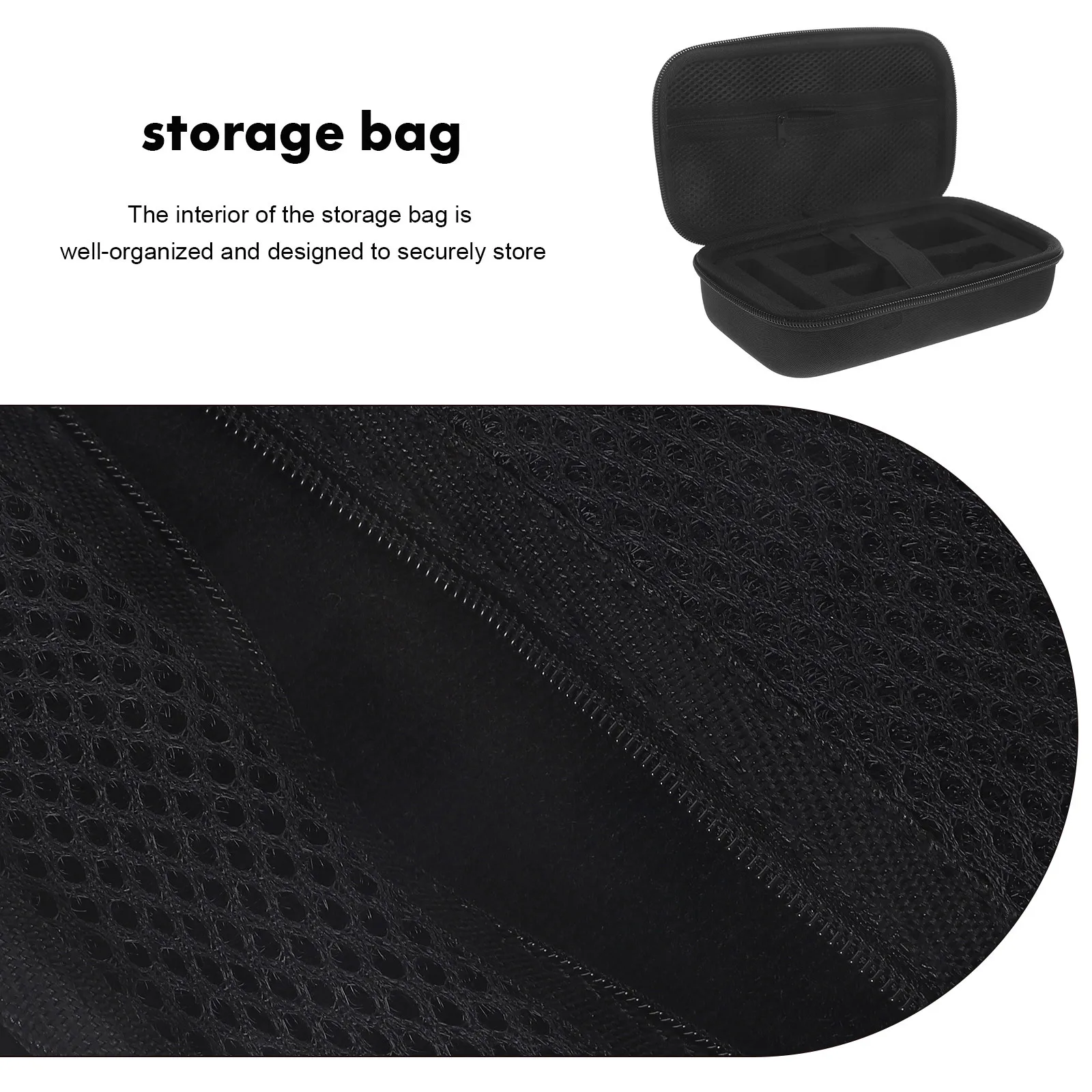 

Protective Case Portable Lightweight Storage Bag Eva Material Waterproof Padded Interior Camera Case